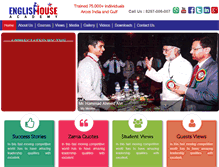 Tablet Screenshot of englishhouse.co.in